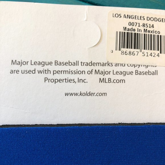 Kolder LOS ANGELES DODGERS Bottle and Can Suit Insulators ~ New - Picture 4 of 4